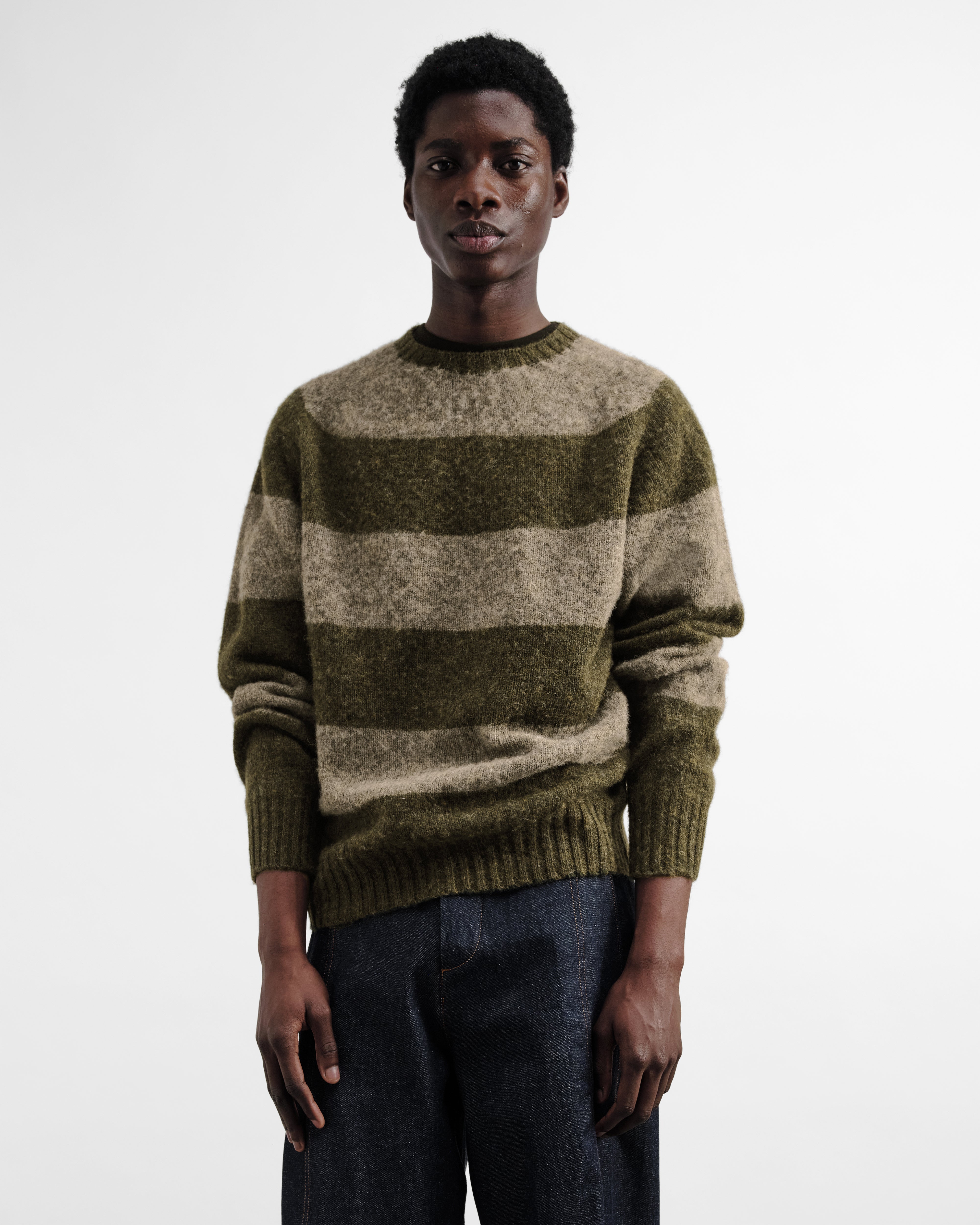 Suedehead Stripe Jumper